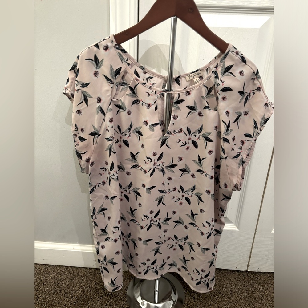 Floral Print Blouse Large
